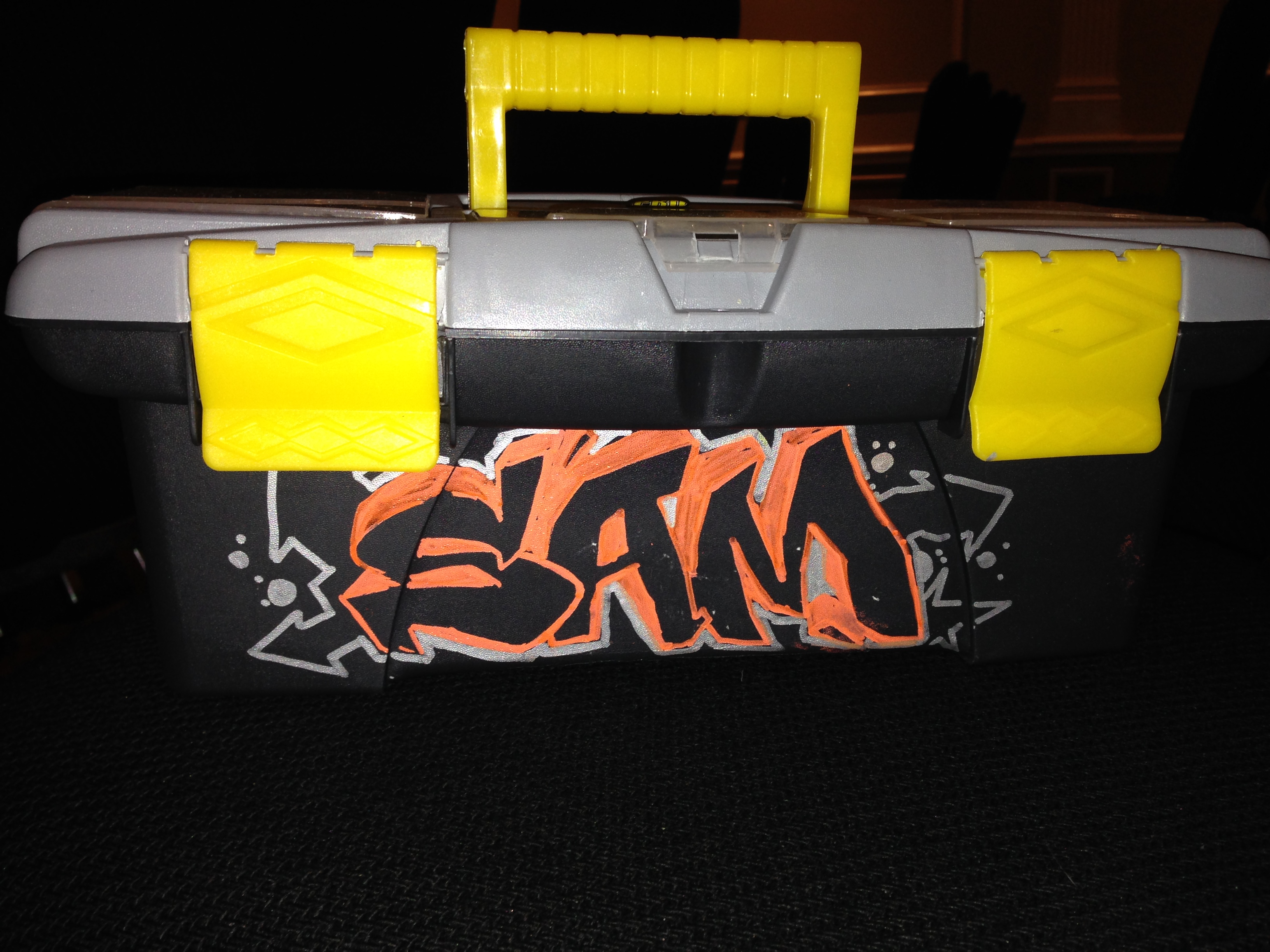 Graffiti tool boxes personalized